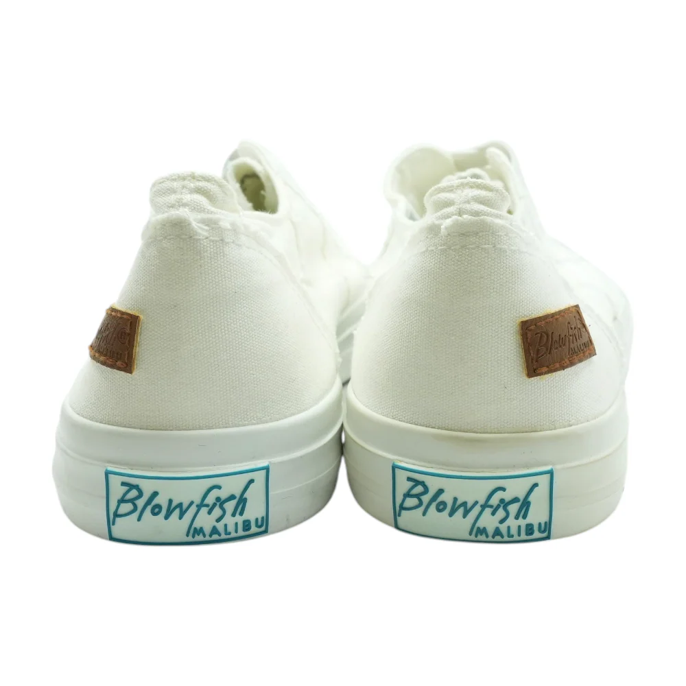 White Slip-On Athletic Shoes - Image 2