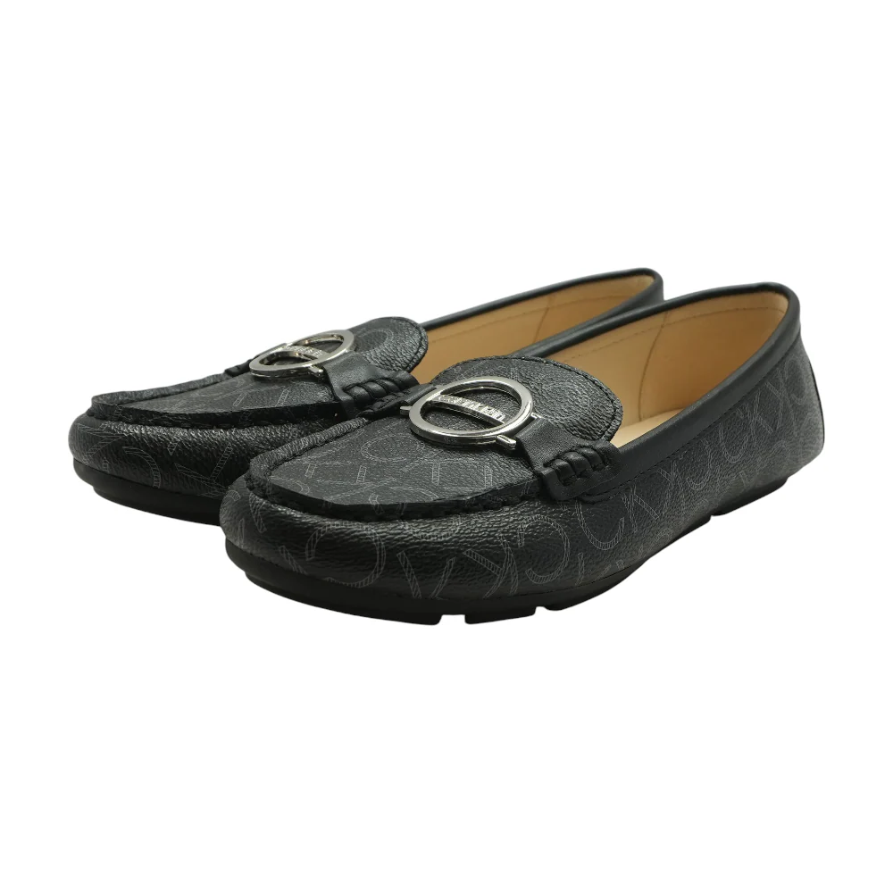 Black Slip-On Flats