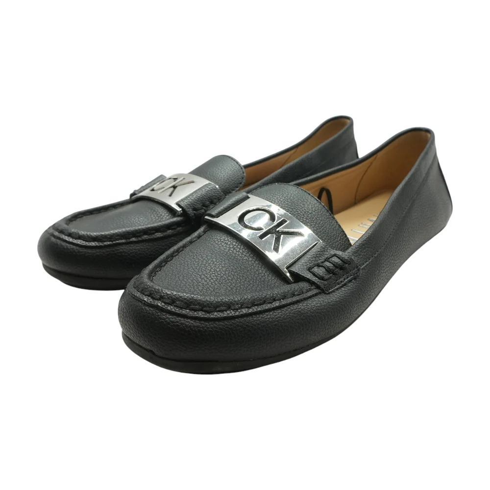 Black Slip-On Flats