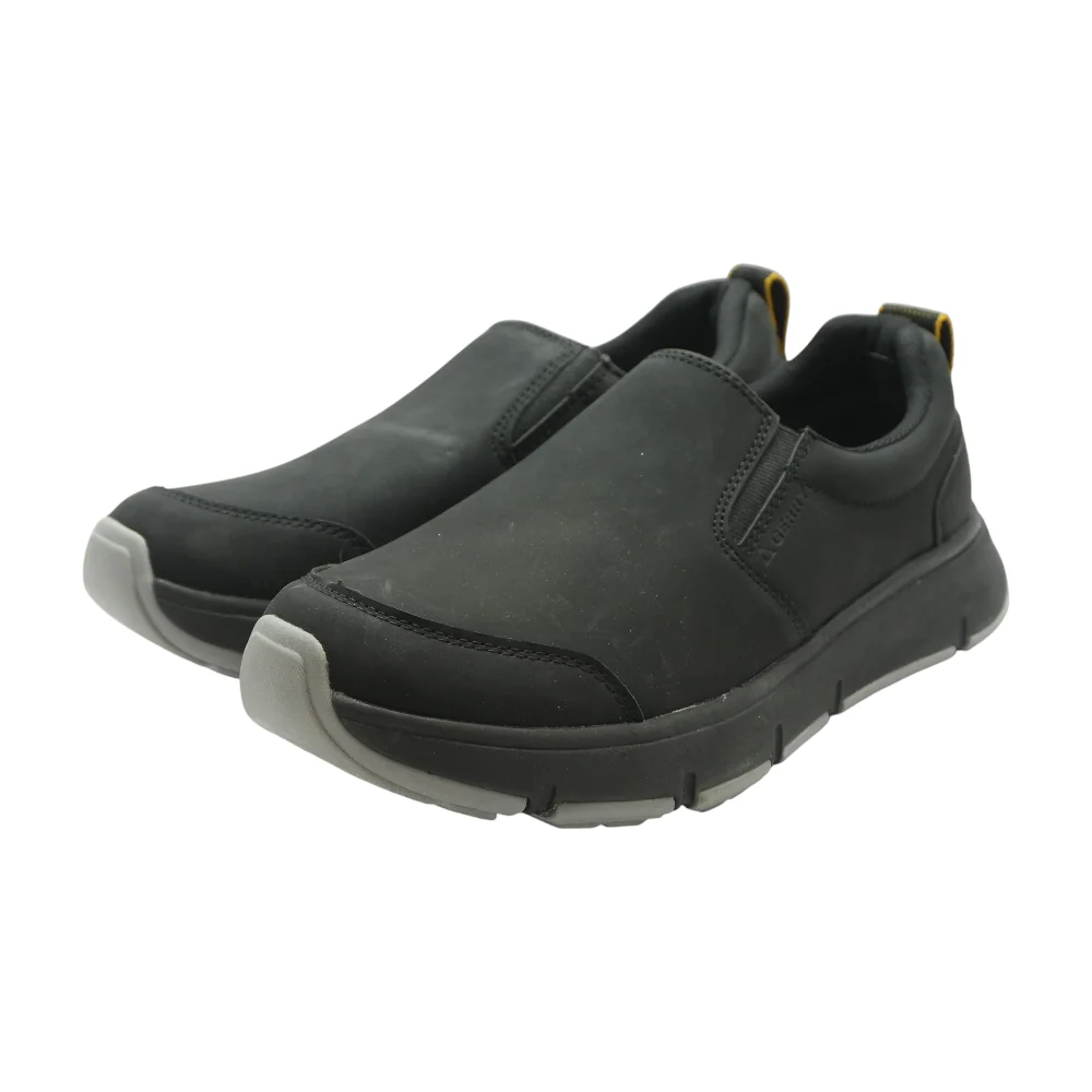 Black Slip-On Casual Shoes