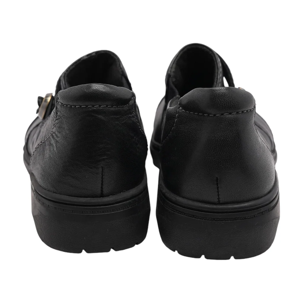 Black Slip-On Flats - Image 2
