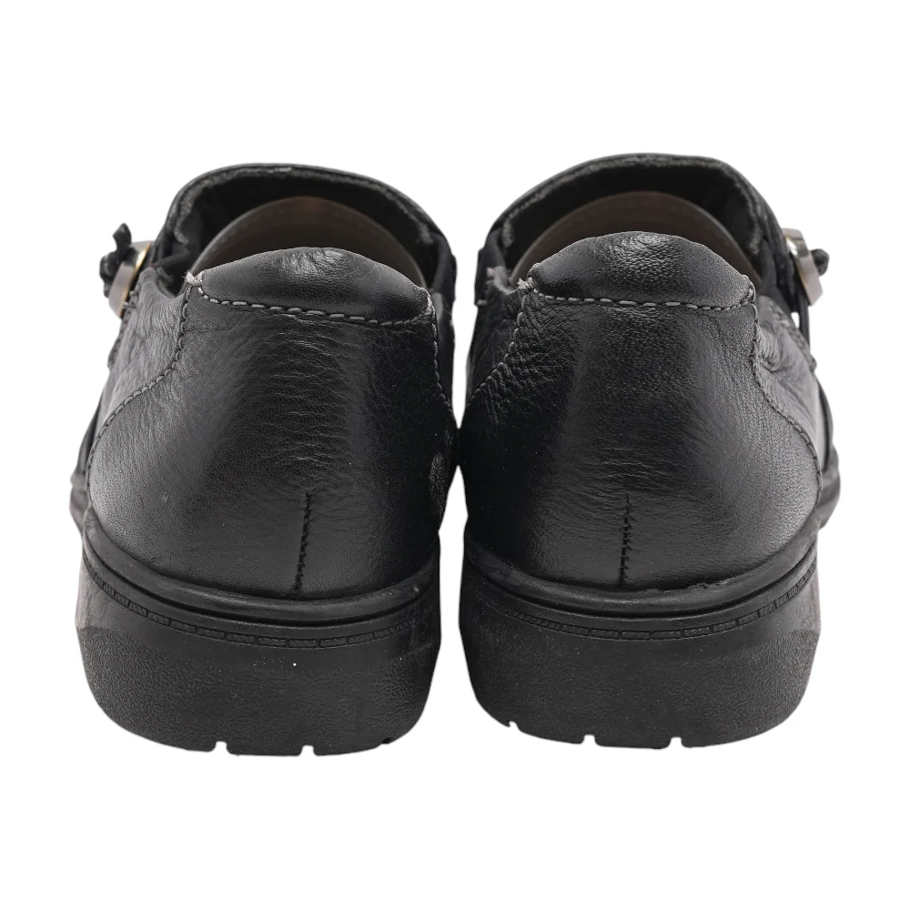 Black Slip-On Flats - Image 2