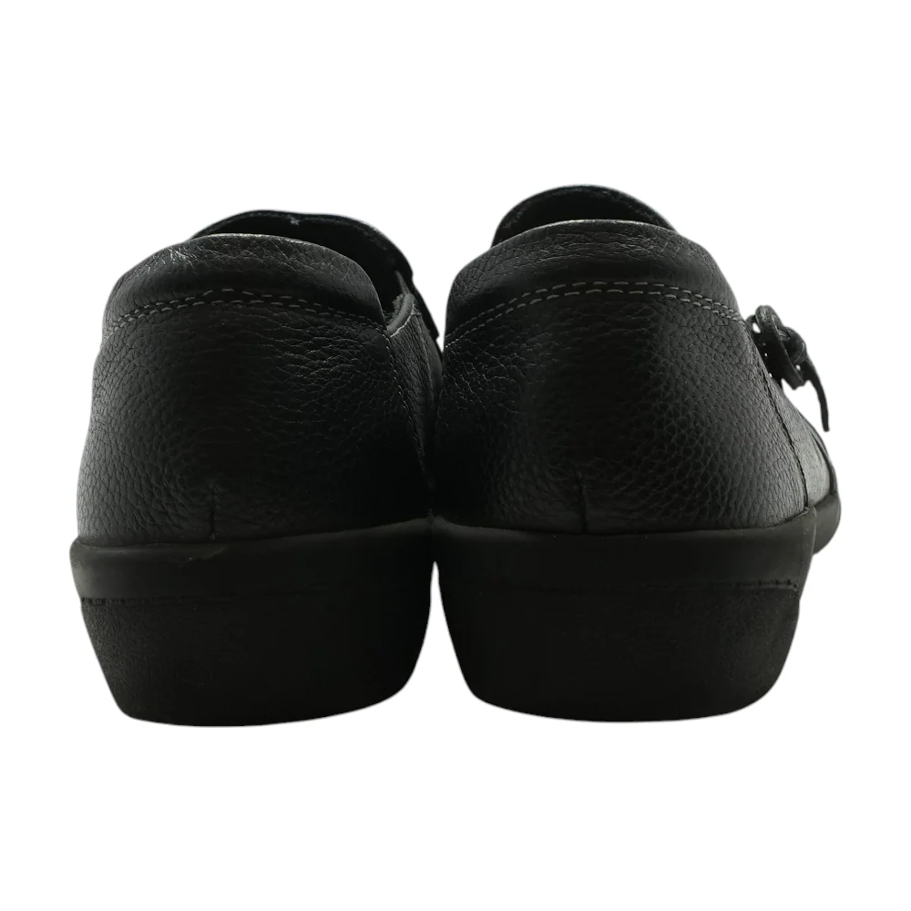 Black Slip-On Flats - Image 2