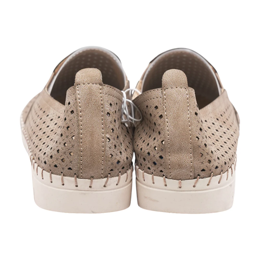 Gray Slip-On Flats - Image 2