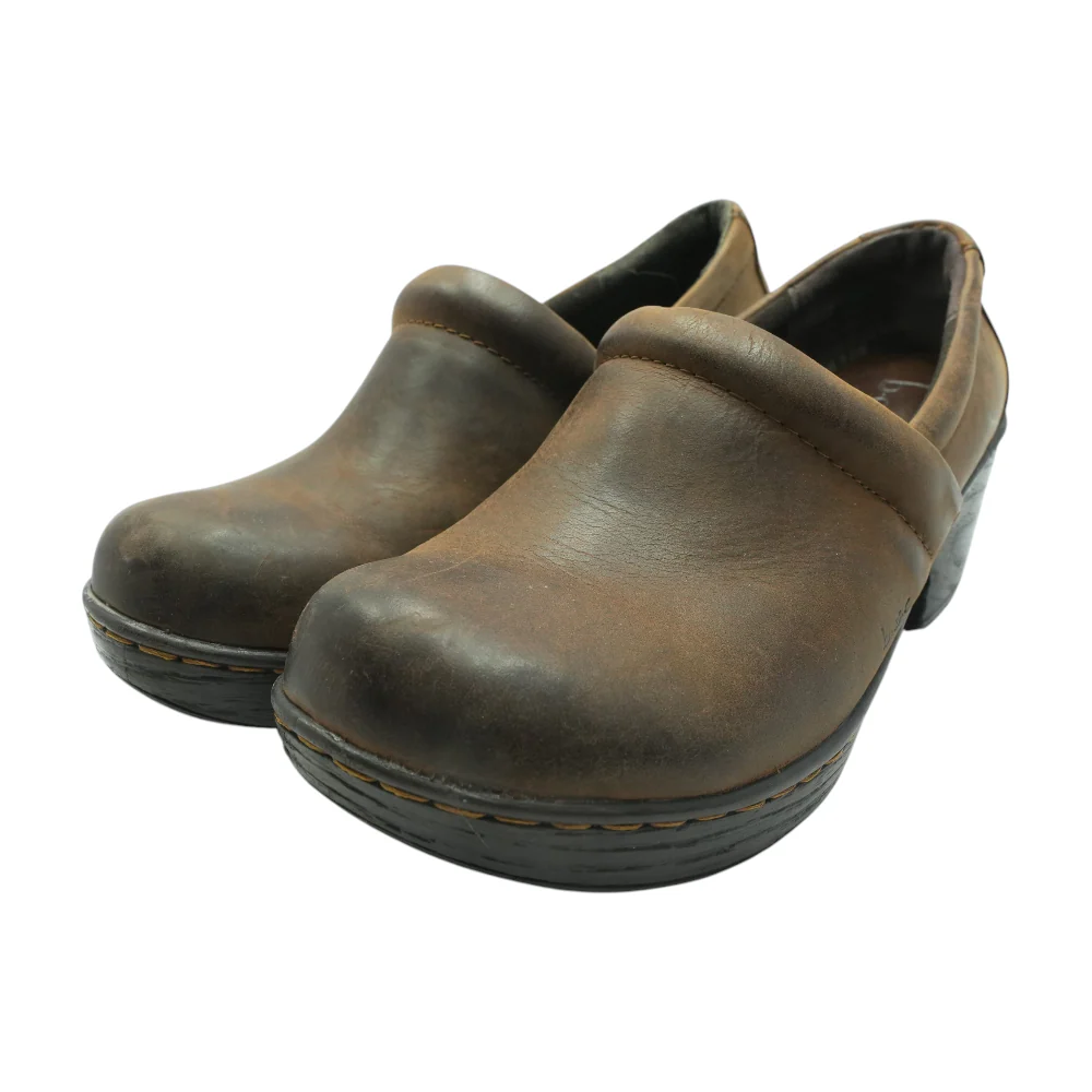 Brown Slip-On Flats