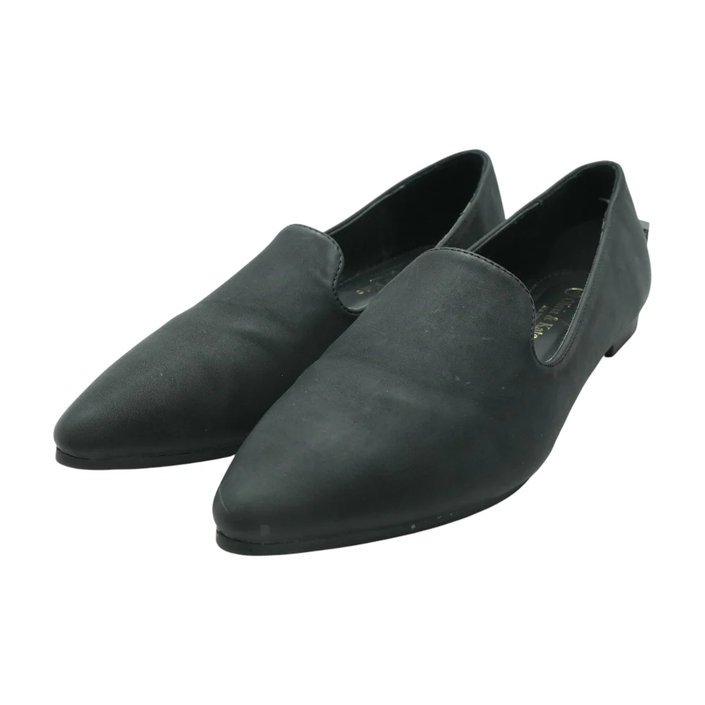 Black Slip-On Flats