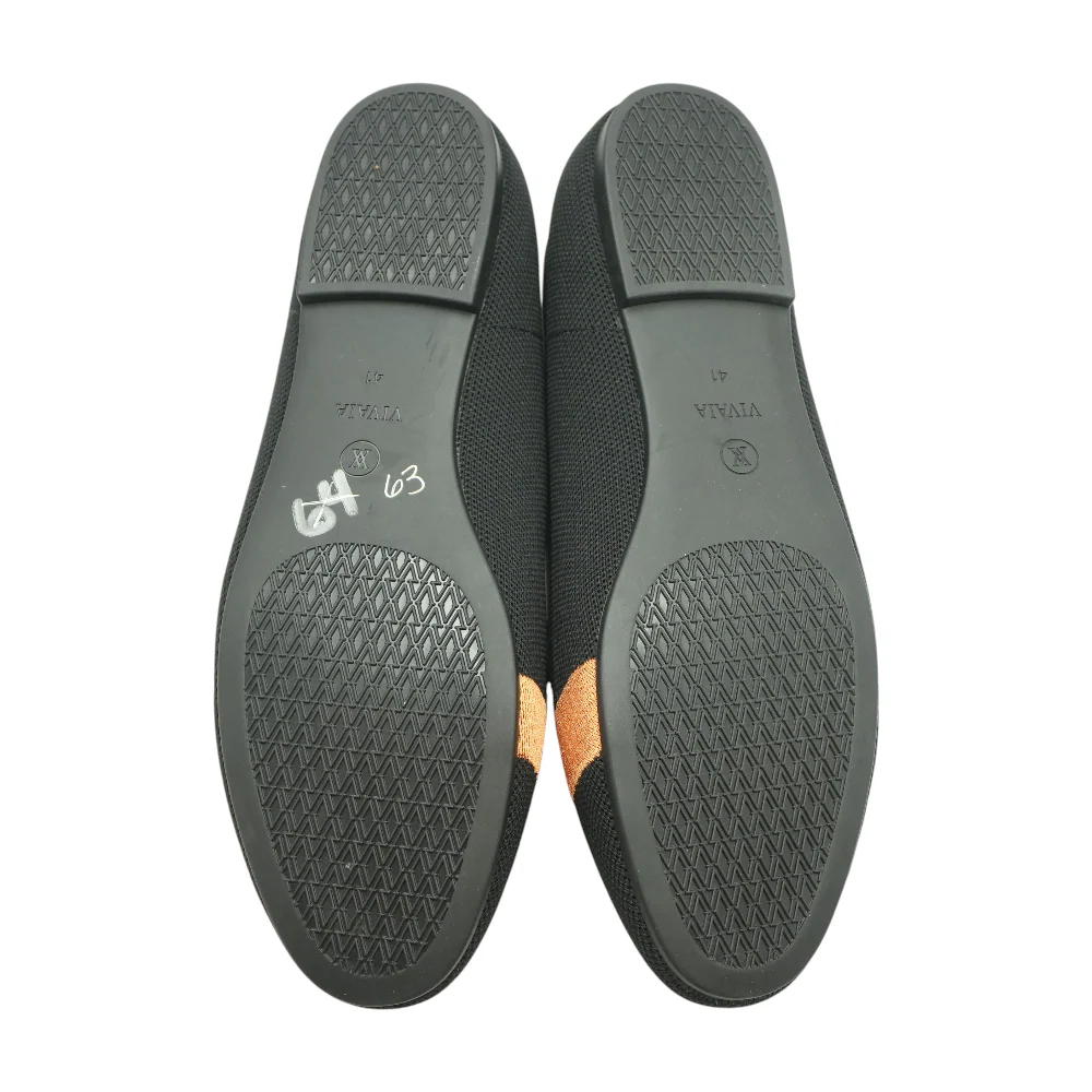 Black Slip-On Flats - Image 3