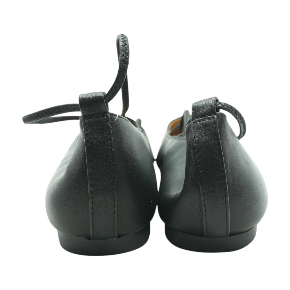 Black Slip-On Flats - Image 2