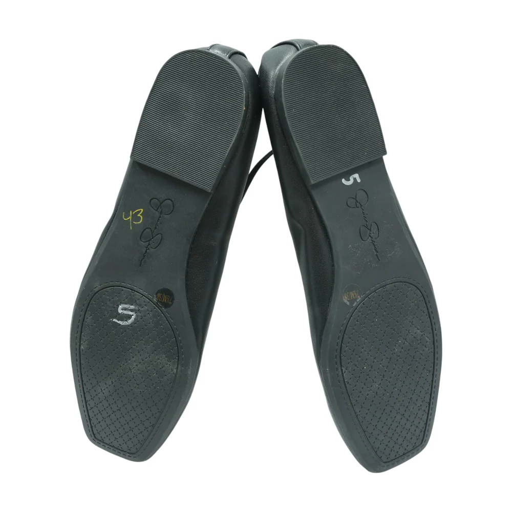 Black Slip-On Flats - Image 3