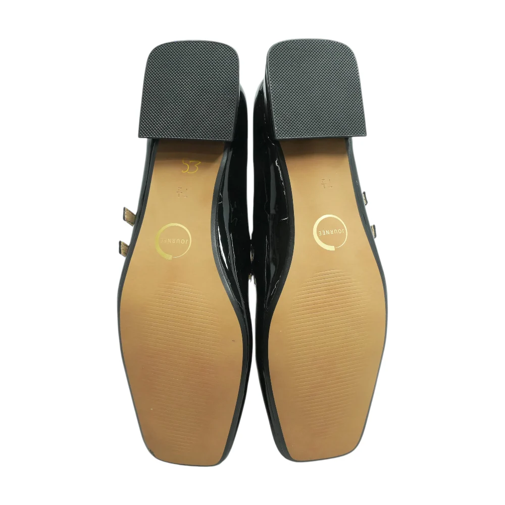 Black Slip-On Flats - Image 3