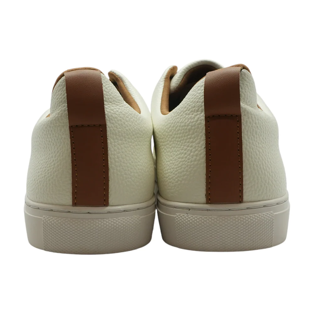 White Slip-On Casual Shoes - Image 2