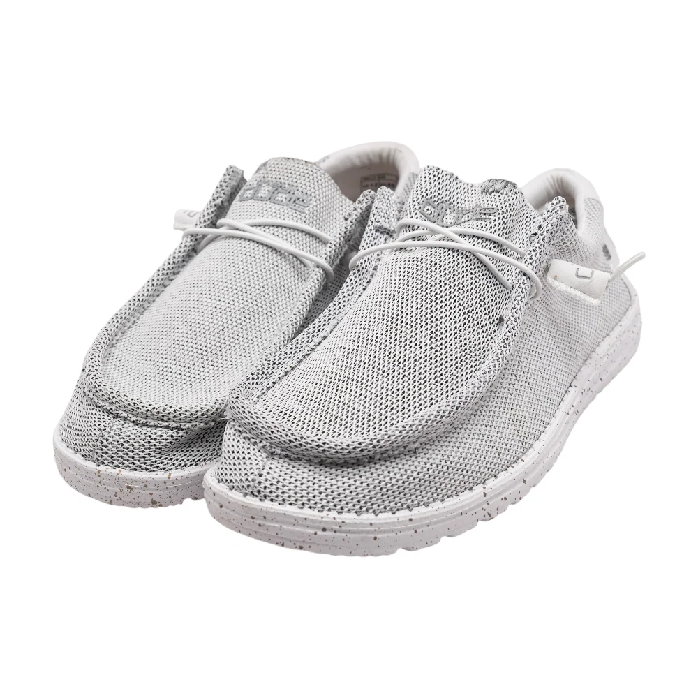 White Slip-On Casual Shoes