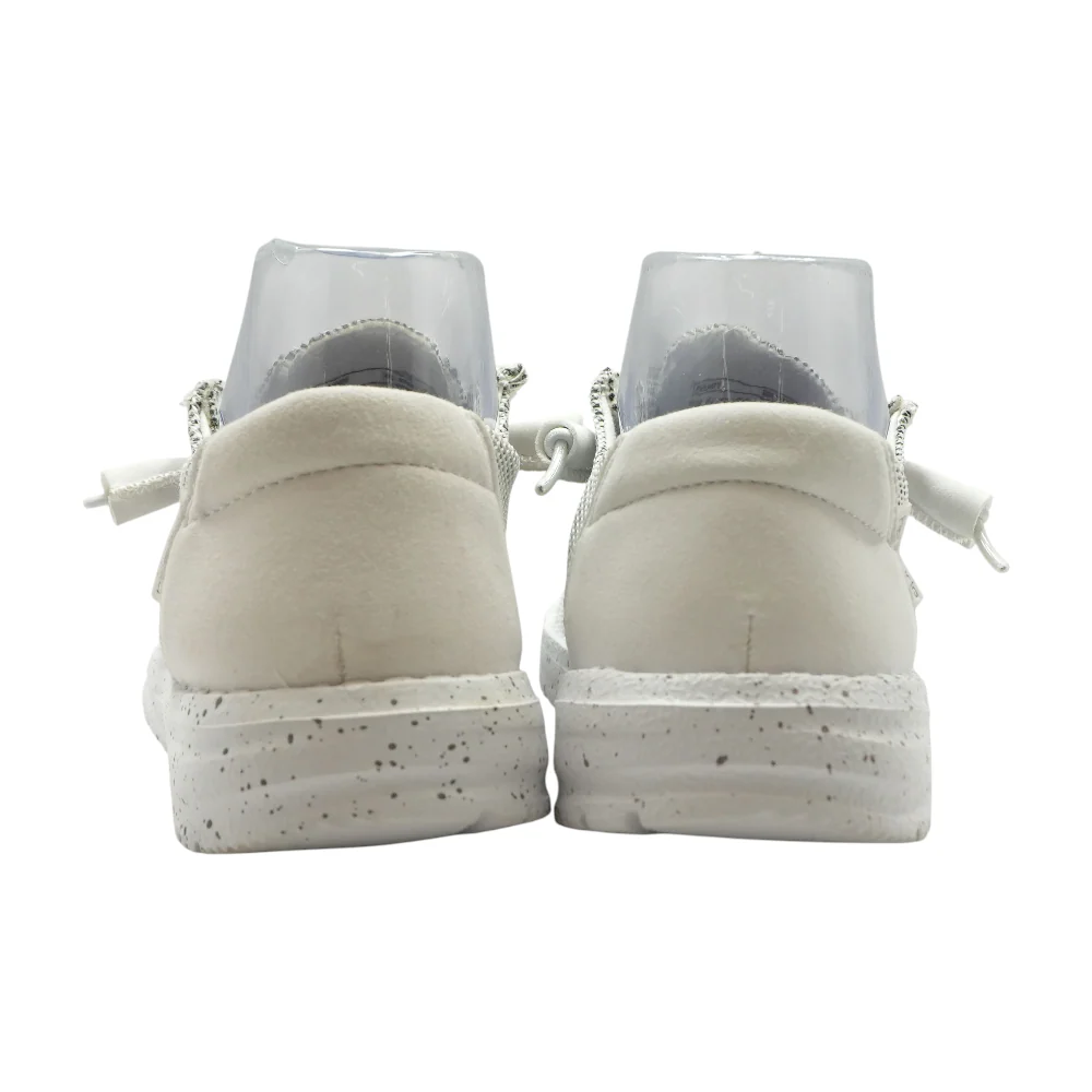 White Slip-On Flats - Image 2