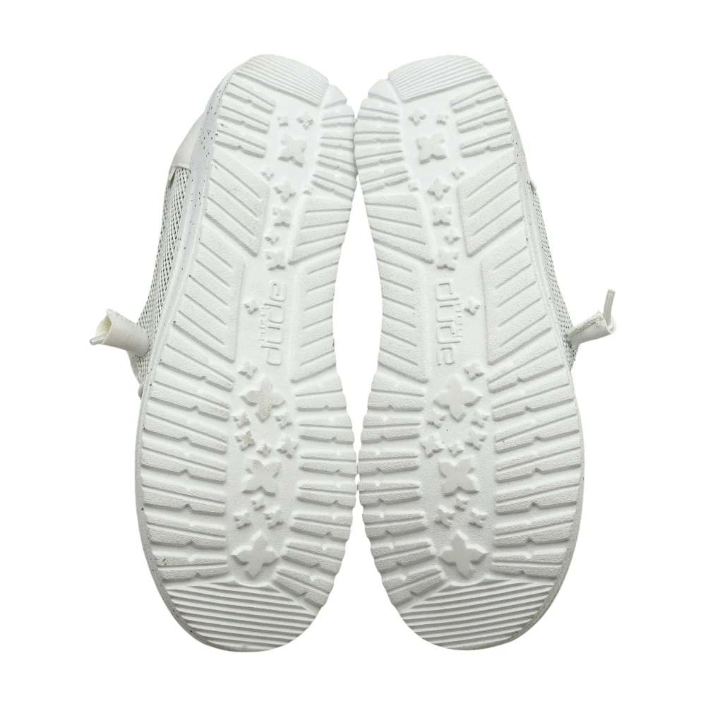 White Slip-On Flats - Image 3