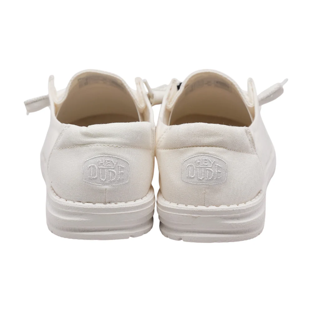 White Slip-On Flats - Image 2
