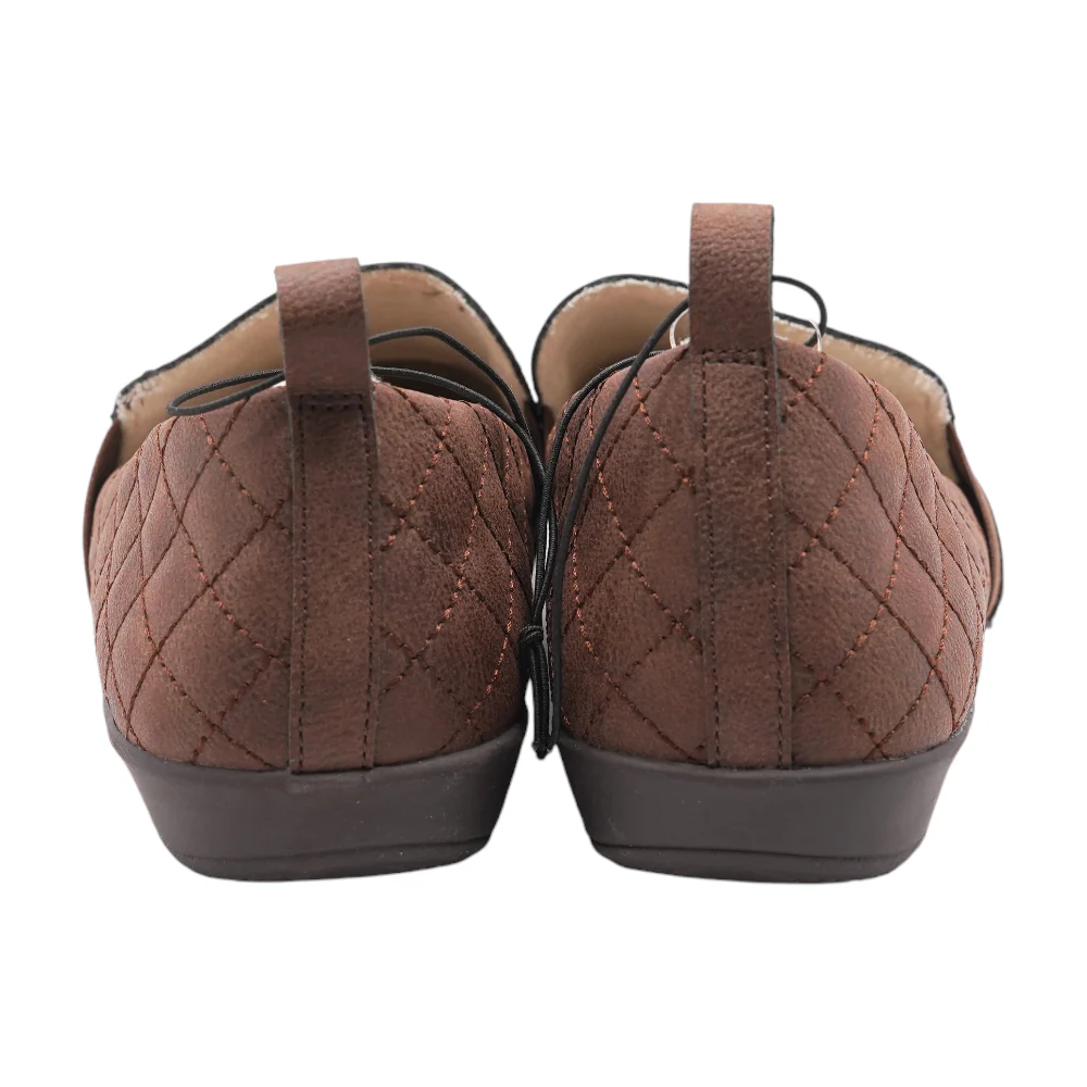 Brown Slip-On Flats - Image 2