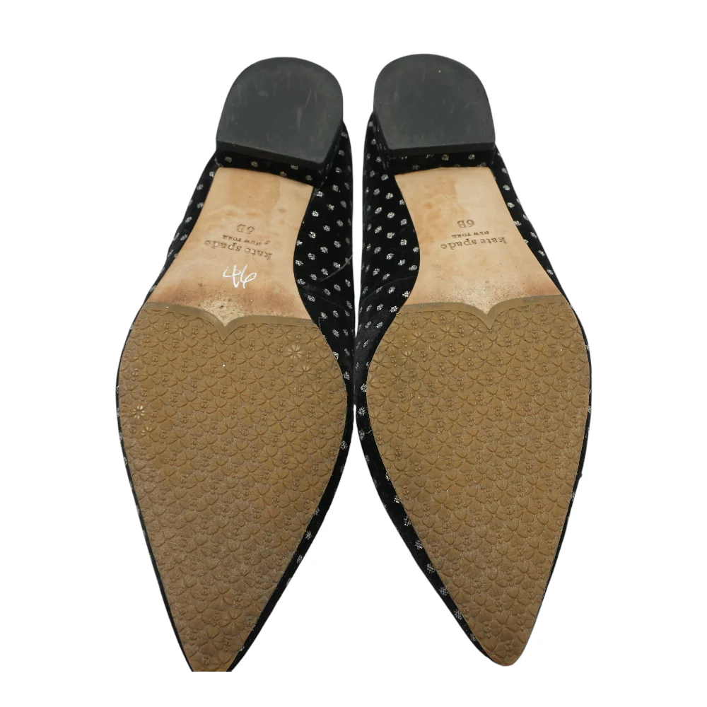 Black Slip-On Flats - Image 3
