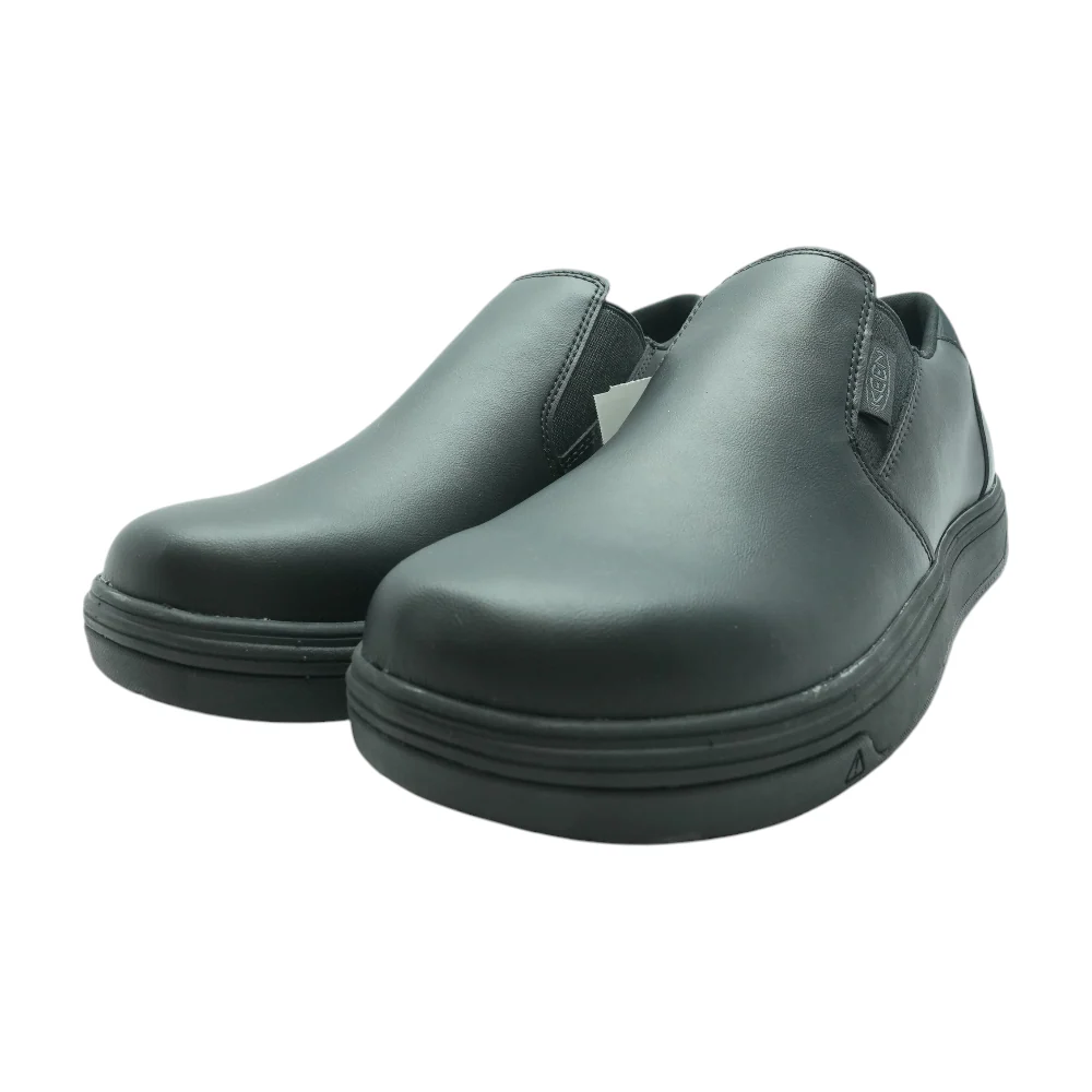 Black Slip-On Casual Shoes