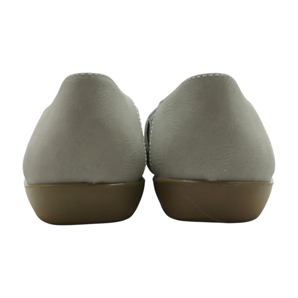 Gray Slip-On Flats - Image 2