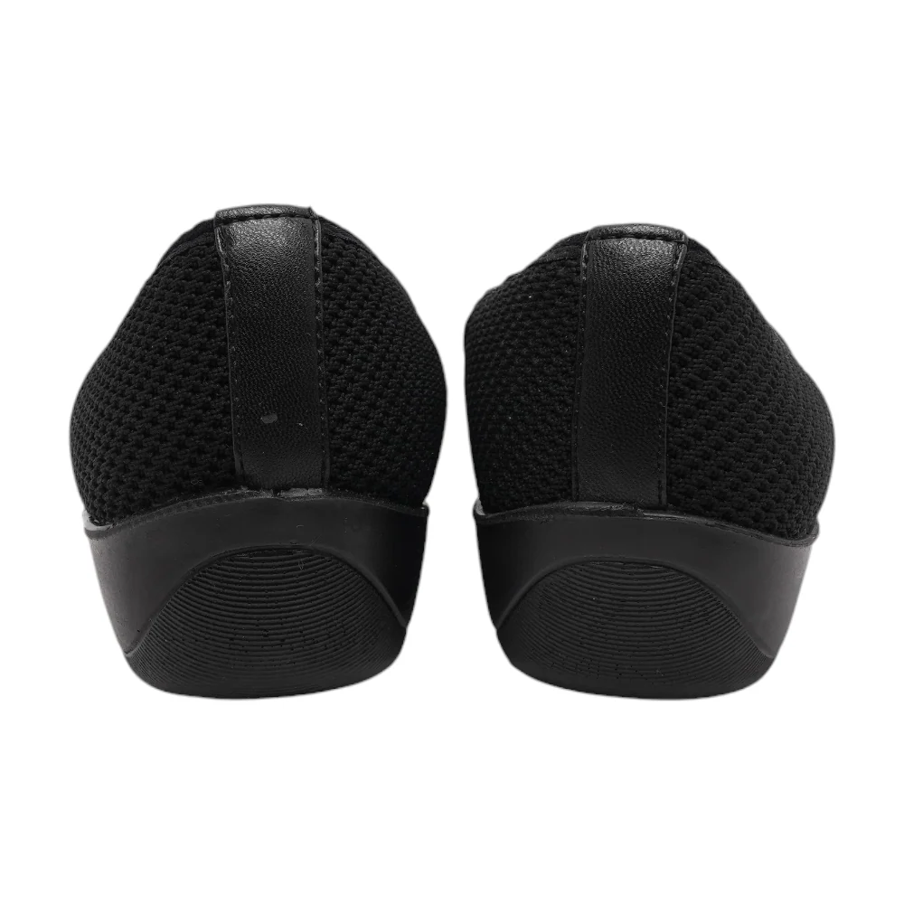 Black Slip-On Flats - Image 2