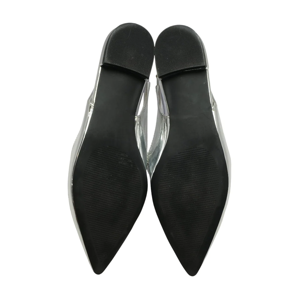 Silver Slip-On Flats - Image 3