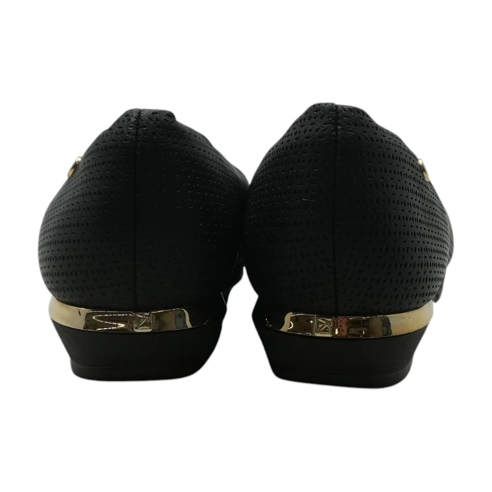 Black Slip-On Flats - Image 2