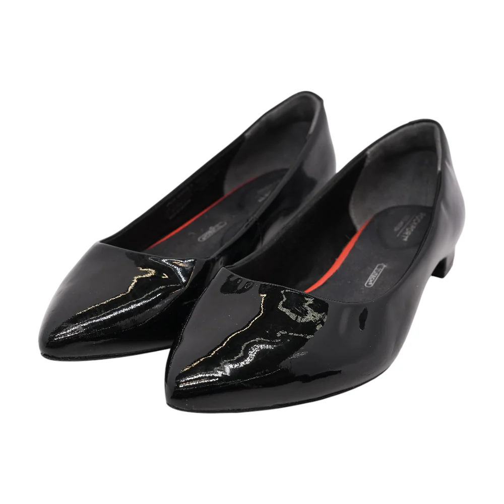 Black Slip-On Flats