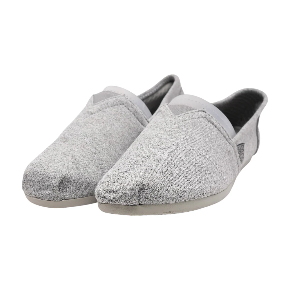 Gray Slip-On Flats
