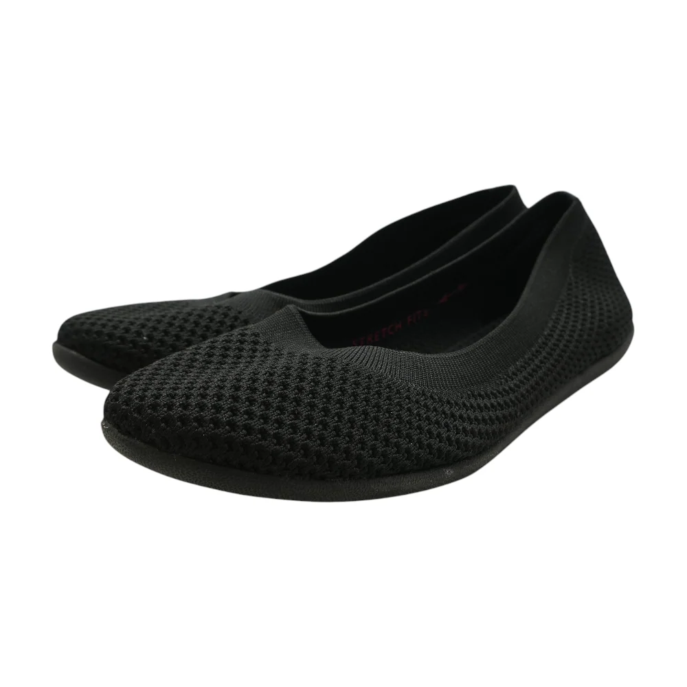 Black Slip-On Flats