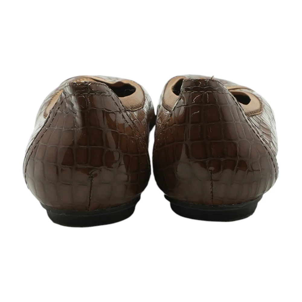 Brown Slip-On Flats - Image 2