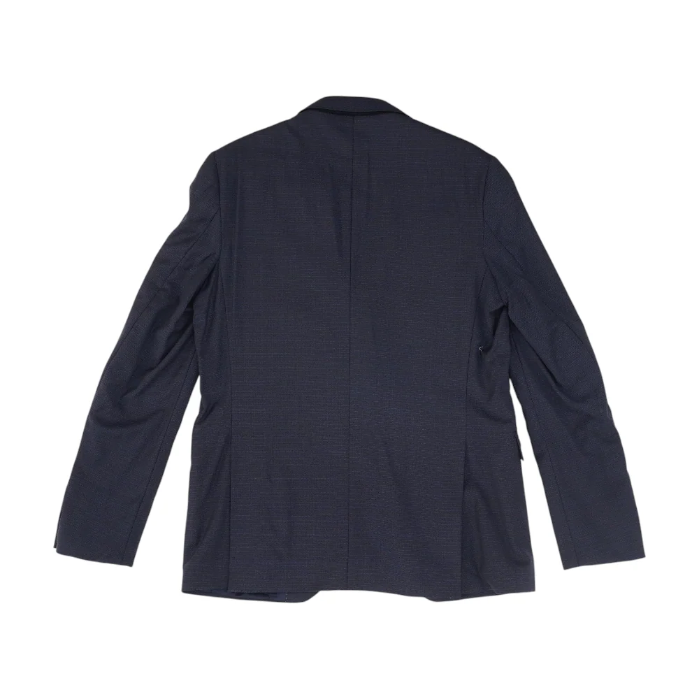Navy Plaid Sport Coat - Image 2