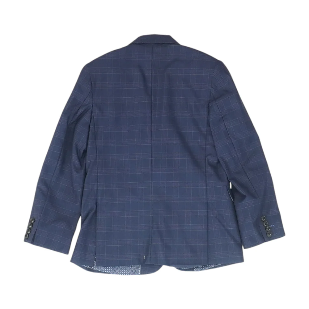 Navy Check Sport Coat - Image 2