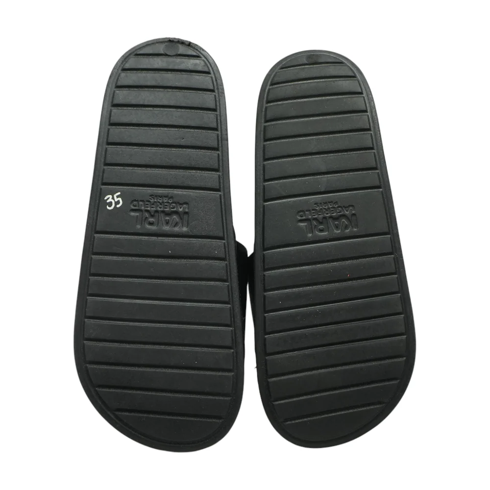 Black Sport Slide Sandals - Image 3