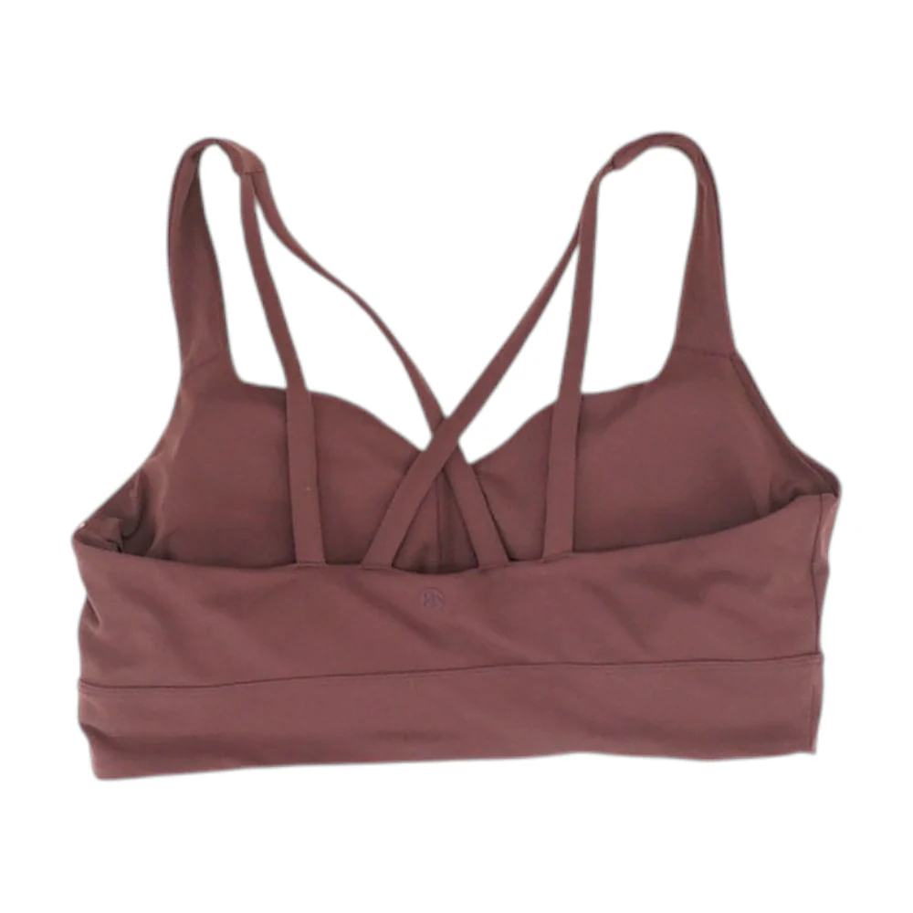 Burgundy Sports Bra - Image 2