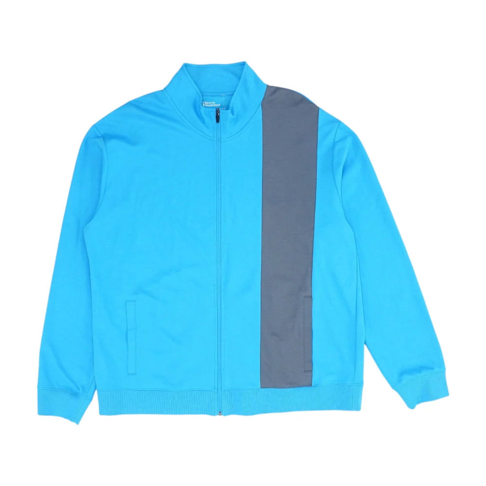 Blue Color Block Active Jacket
