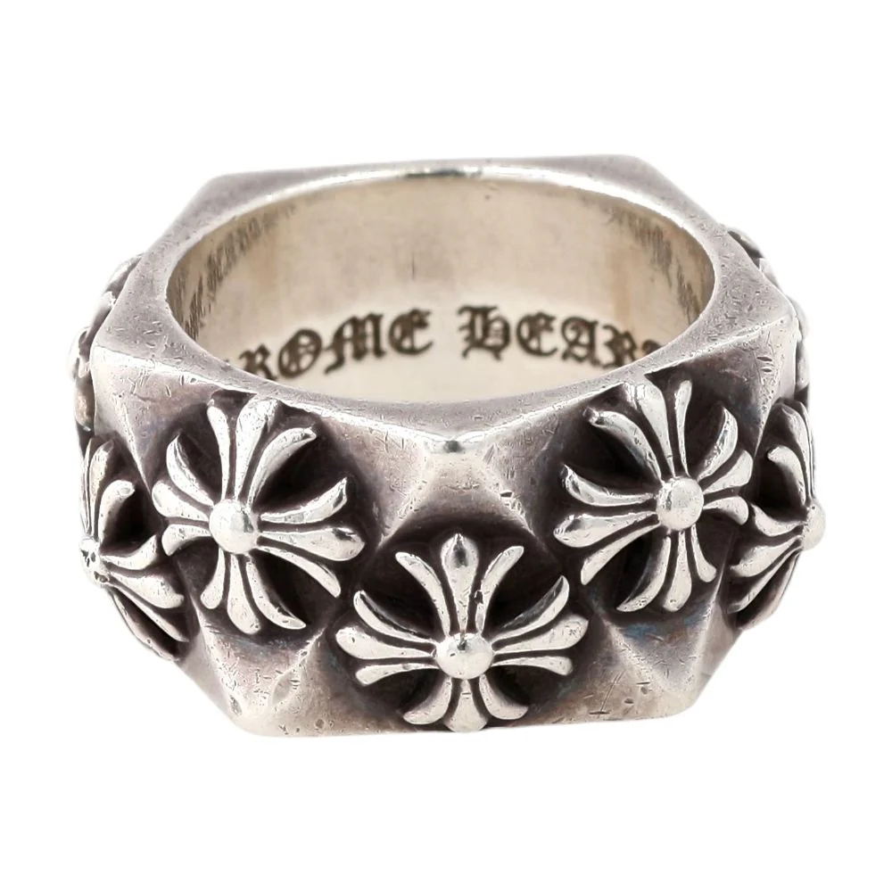 Sterling Silver CH Pentagon Band