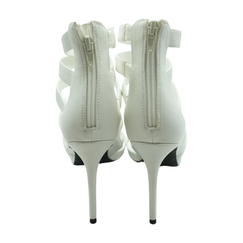 White Stiletto Heels - Image 2