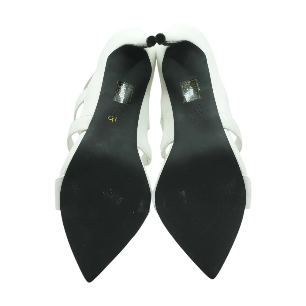 White Stiletto Heels - Image 3