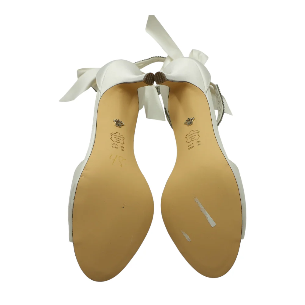 White Stiletto Heels - Image 3