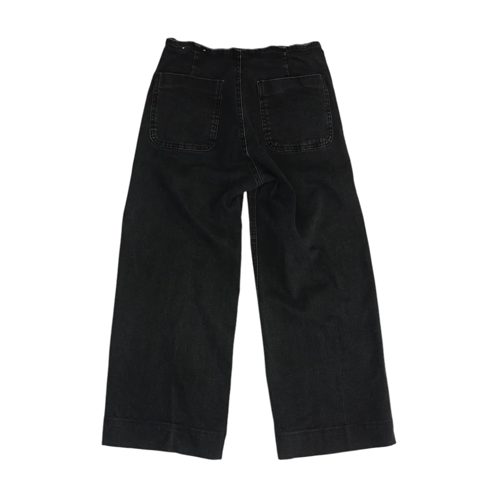 Black Wide Leg Jeans - Image 2