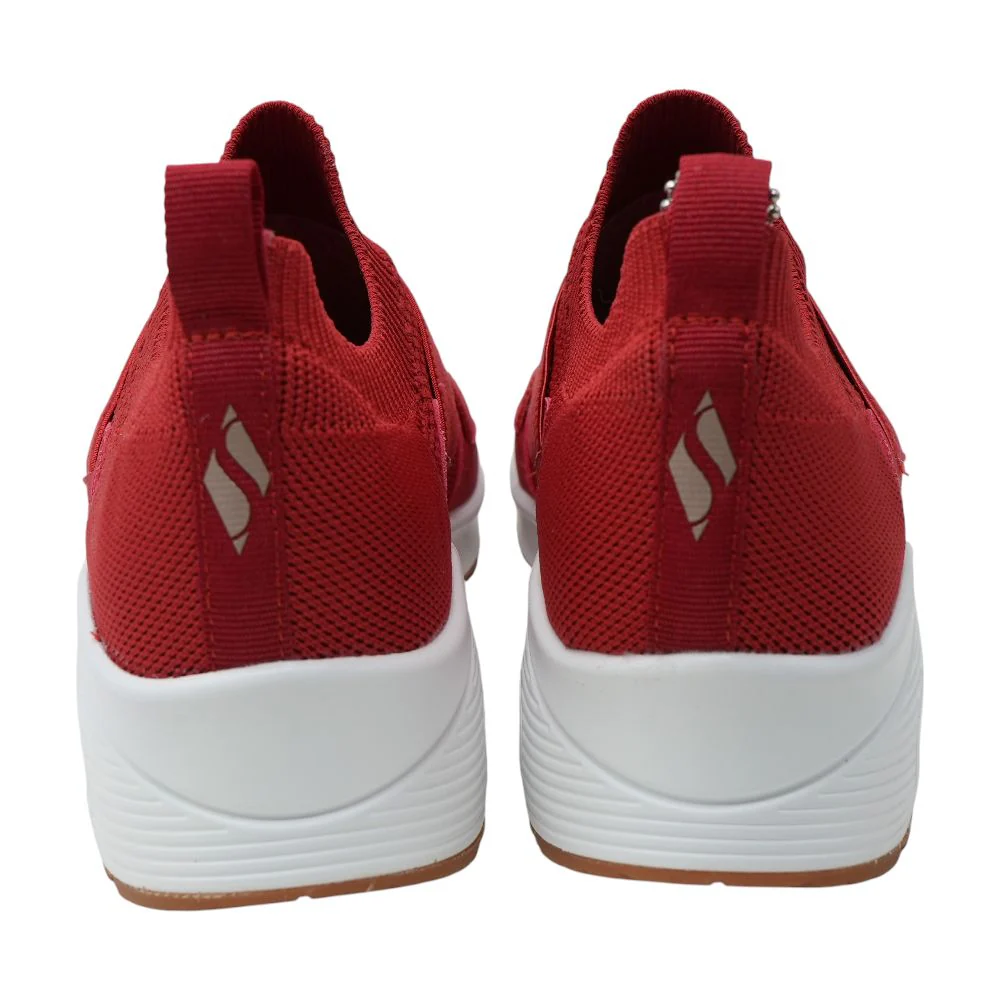 Street Billion Lotsa Steps Red Slip On Athletic Shoes - Image 2