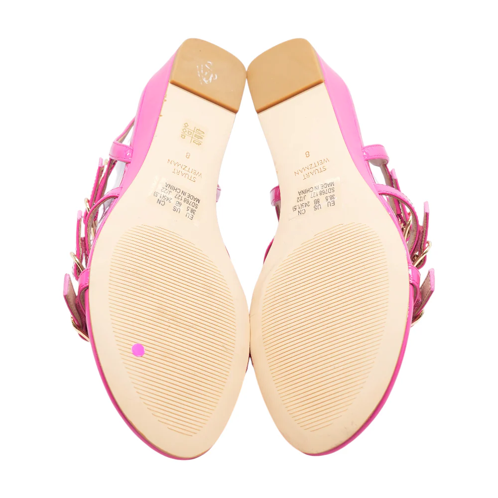 Pink Wedged Sandals - Image 3