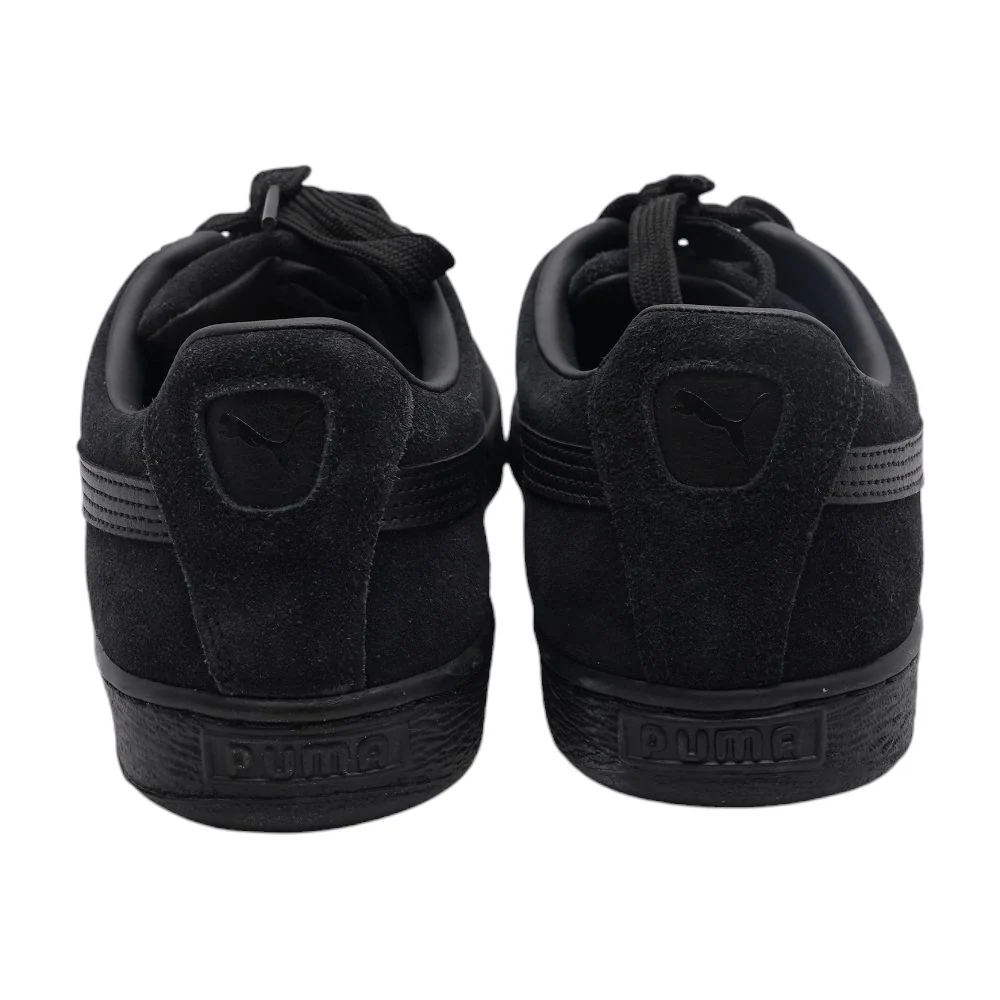 Suede Classic Black Low Top Athletic Shoes - Image 2