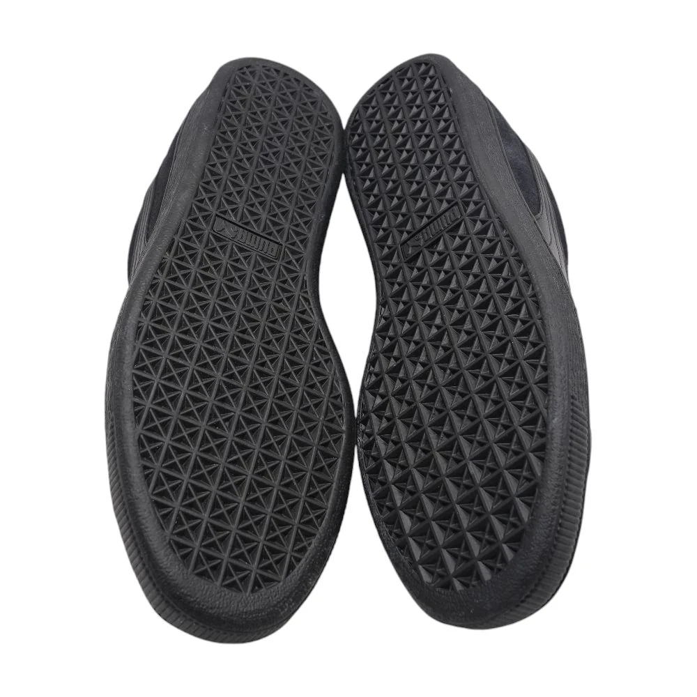Suede Classic Black Low Top Athletic Shoes - Image 3
