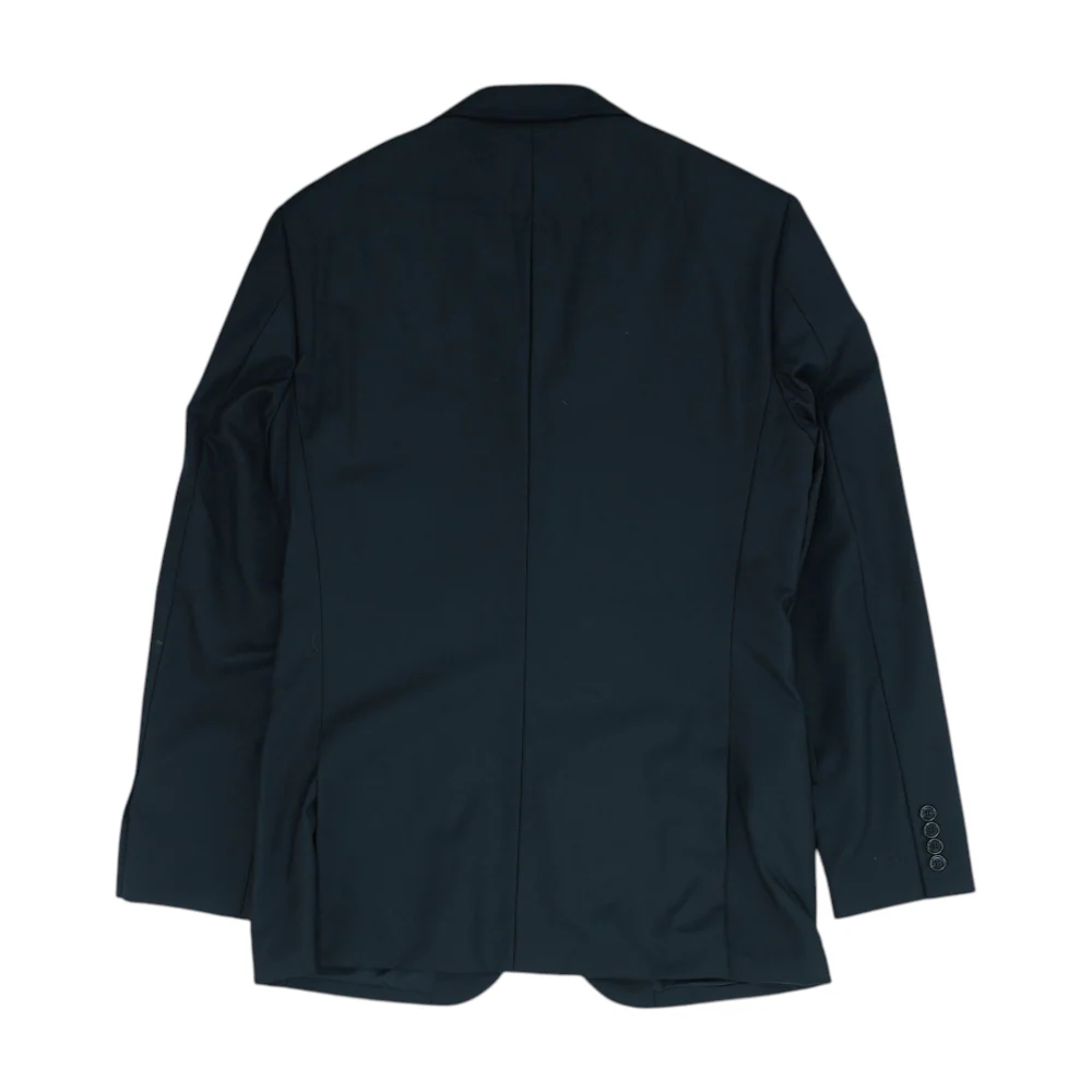 Black Solid Suit Jacket - Image 2