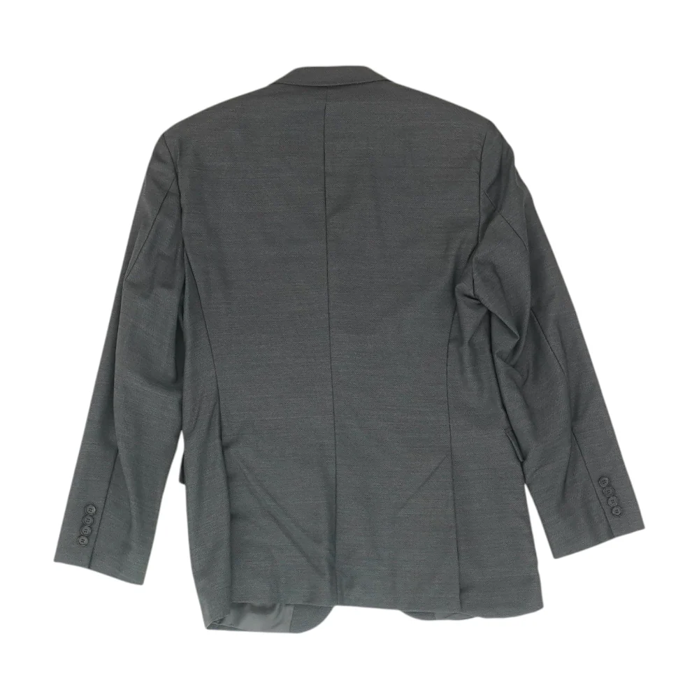 Charcoal Solid Suit Jacket - Image 2