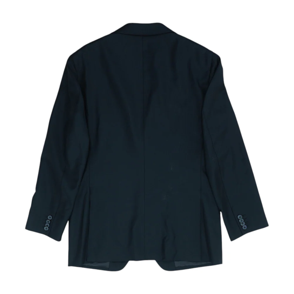 Black Solid Suit Jacket - Image 2