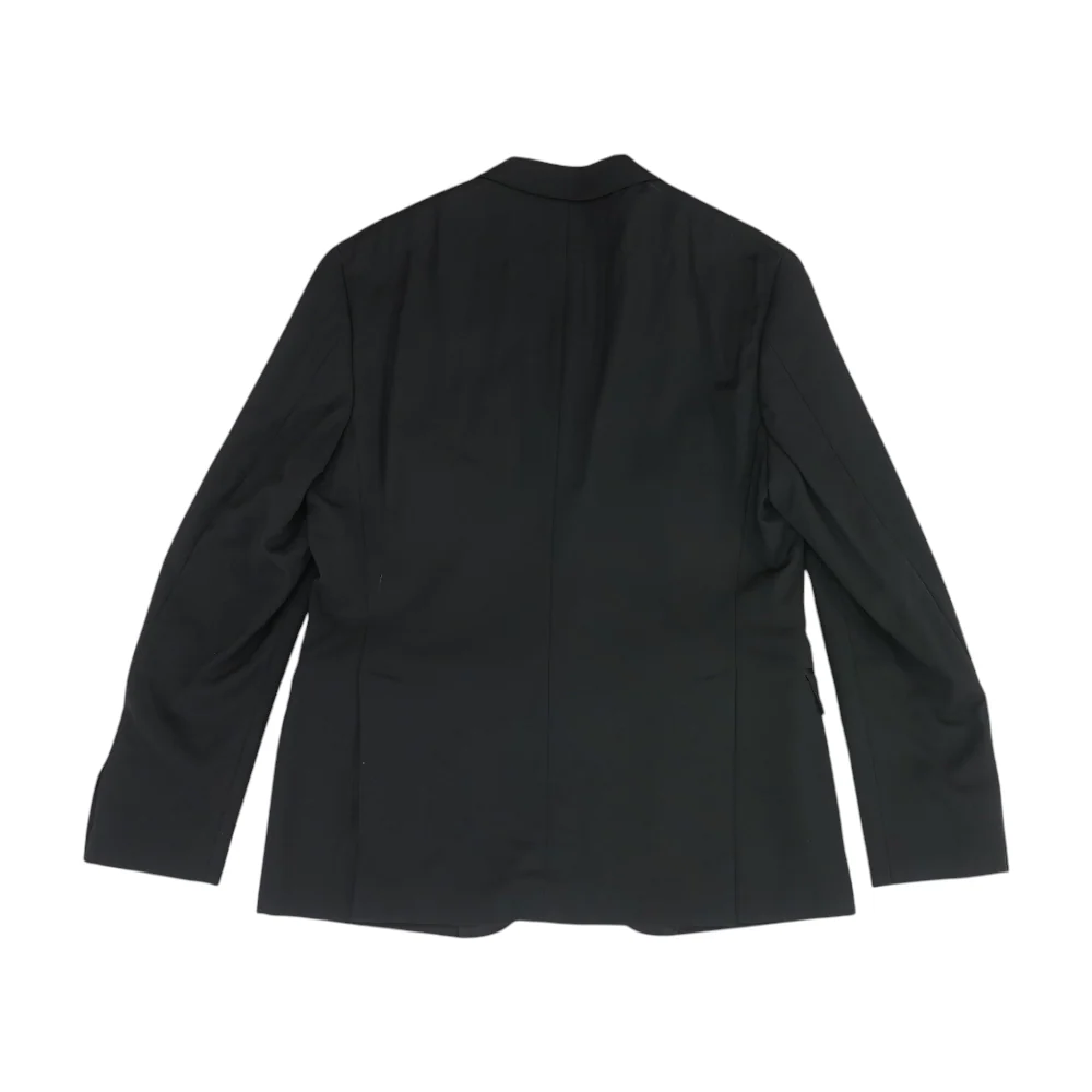 Black Solid Suit Jacket - Image 2