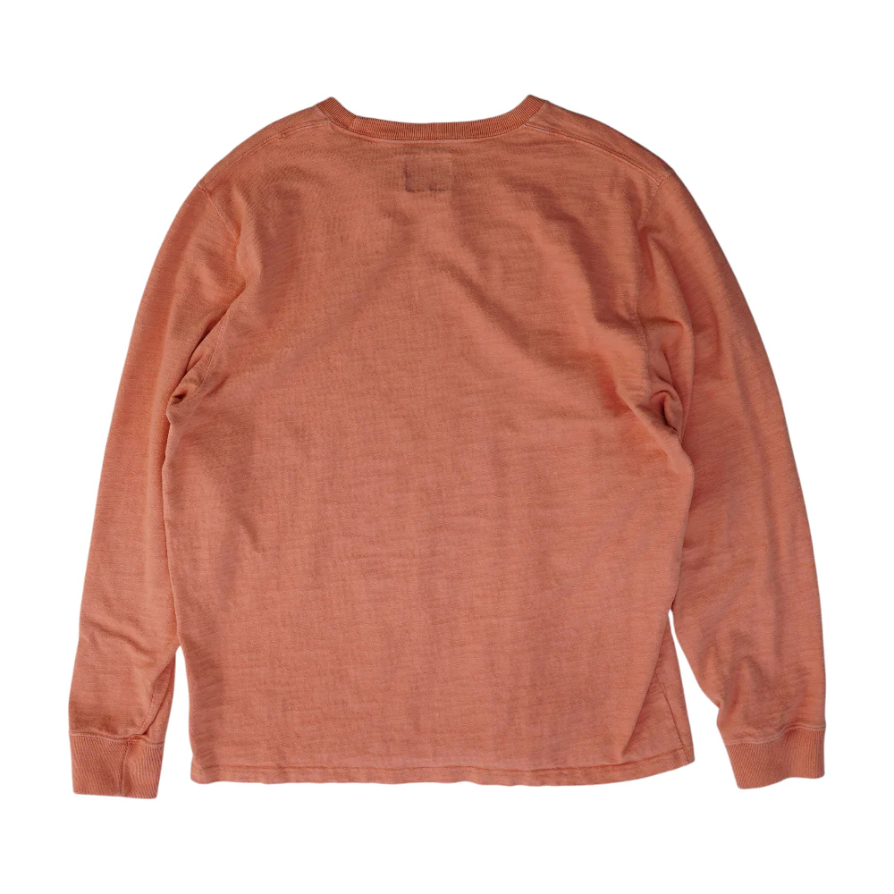 Coral Solid Sweatshirt Pullover - Image 2