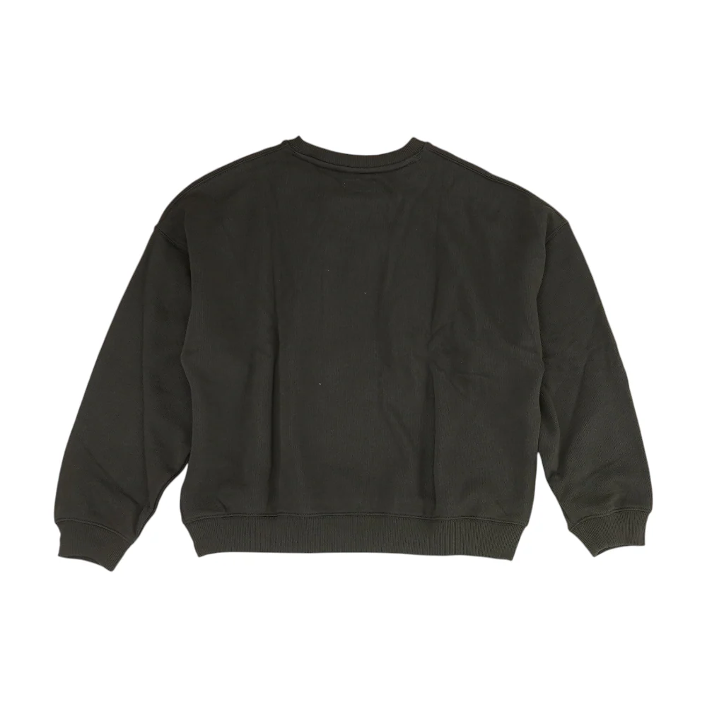 Charcoal Solid Sweatshirt Pullover - Image 2
